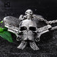 New Male Costume Accessory  Stainless Steel High Quality Gun&Skull Cool Pendant Necklace Punk Gothic Biker Jewelry