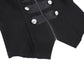 Military Jacket Women Black Long Sleeve Button Decorated Zipper Vintage Gothic Victorian Coats Corset Tops Outerwear