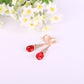 Fashion Luxury Rhinestone Crystal Water Drop Long Earrings Jewelry Bride Wedding Earrings Non Pierced Ear Clip Ear Cuff