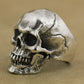 925 Sterling Silver High Detail Skull Ring Mens Biker Punk Ring TA50 US Size 7~15