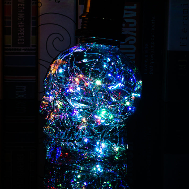 Led String Light RGB Copper Silk Lamp Skull Head Lamp