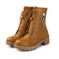 hot sale ankle boots for women skull street lace up platform women's boots fashion ladies autumn winter boots shoe