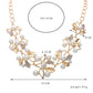 Match-Right Simulated Pearl Necklaces & Pendants  Leaves Statement Necklace Women Collares Ethnic Jewelry for Personalized Gifts