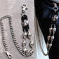 Men's Motorcyle KeyChain Jean Biker Wallet Belts Chain Skull Charm Gothic Rock Skull Pants Trousers Waist Key