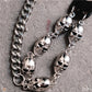 Men's Motorcyle KeyChain Jean Biker Wallet Belts Chain Skull Charm Gothic Rock Skull Pants Trousers Waist Key