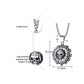 Men's Punisher Skull and Roman Numerals Pendant Necklace for Men Stainless Steel Vintage Style Punk Biker Male Jewelry 24 inch
