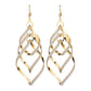 New Brand Design Fashion Elegant Classic Punk Gold Color Spiral Pendant Drop Earrings Jewelry For Women Wholesale