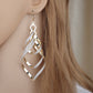 New Brand Design Fashion Elegant Classic Punk Gold Color Spiral Pendant Drop Earrings Jewelry For Women Wholesale