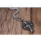 Mprainbow Mens Necklaces Stainless Steel Gothic Wing Skull Cross Pendant Necklace for Men  Hiphop Vintage Biker Choker Jewelry