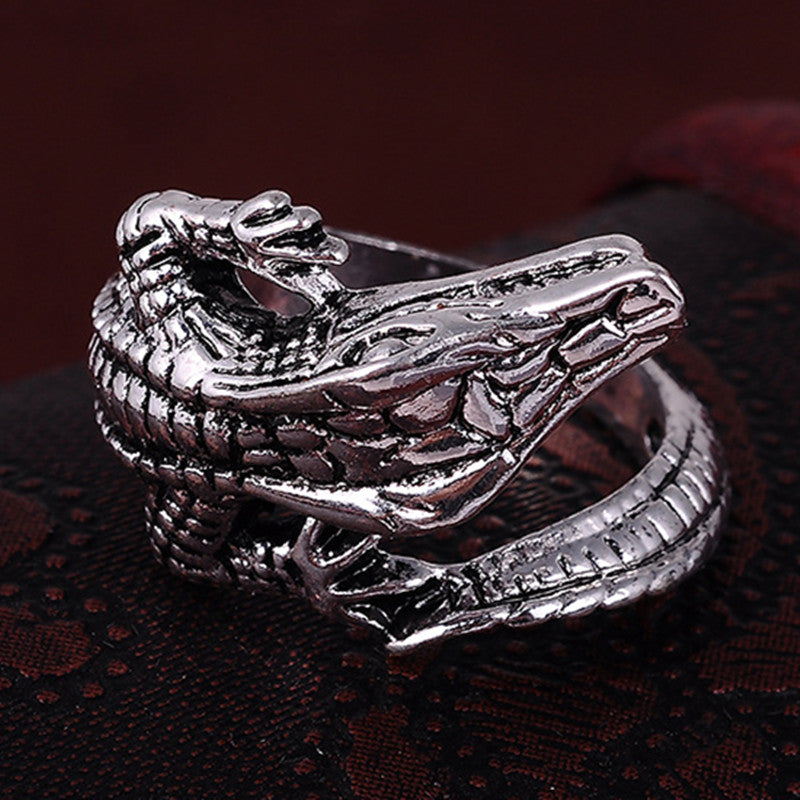 Punk Vintage Trend Men's Ring Gothic Men Skull Flower Biker Zinc Alloy Ring Man Fashion Rings Free Shipping sa977