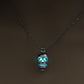 NEW Skull Pendant Necklace Luminous Jewelry Silver Color Chain 45cm Glow in the Dark Necklace For Women or Men Gift
