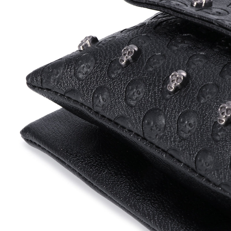 Handbag Rivet Gothic Skull Bags Chain Messenger Crossbody Shoulder Bag