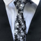 New Arrival 5cm Fashion Narrow Ties Stylish Men Printed Party Necktie Skulls with Spider Net