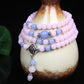 New Fashion 6mm Chalcedony Beads Tibetan Buddhist 108 Prayer Beads Necklace Gourd mala Prayer Bracelet for Meditation