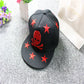 New Skull Embroidery Unisex Snapback Baseball Hat Hip Hop Cap For Men Women Leisure Hats Fashion Straight Visor Ajustable Caps