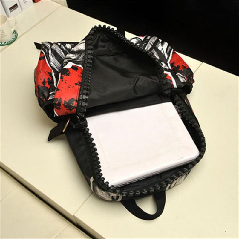 New Style Personalized Bags School Backpack Mochila Skeleton Package Street Punk Bag Rock Pirate Skull Laptop Backpacks Bolsa 48