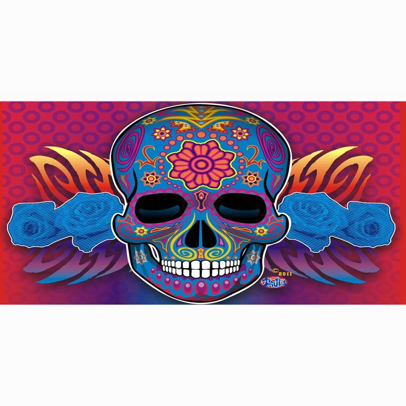 Sugar Skull Beach Towel Fashion Bath towels 100% Bamboo