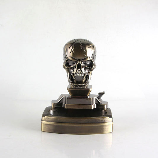 New type resin metal ashtray Skull model