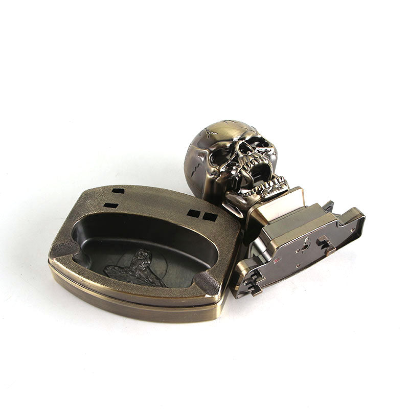 New type resin metal ashtray Skull model