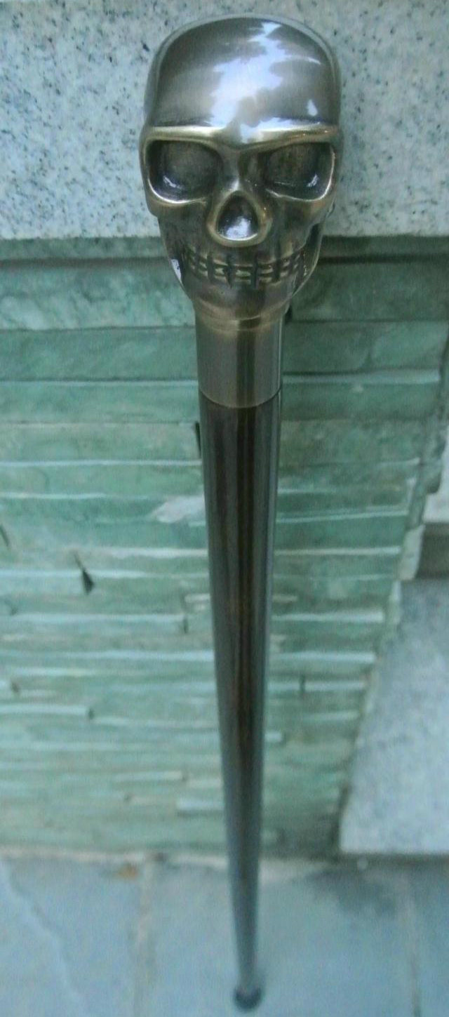 North American maple copper skull cane cane gentleman film props a birthday gift gift