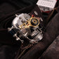 Steam Punk Style Buckle Tin Alloy Belt Buckle Gothic Skull Cowhide Genuine Leather Belt Designer Belts Men High Quality