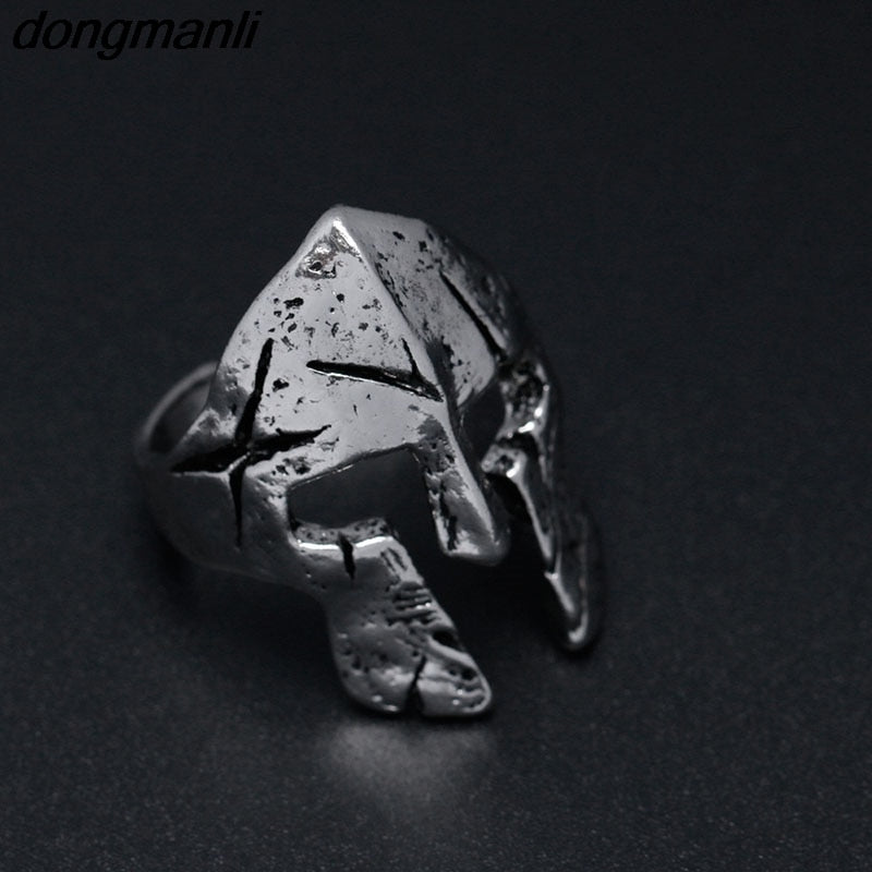 Men's Viking Ring Spartan Mask Helmet Adjustable Rings Dropshipping