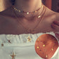 Silver Color Chain Leaves Multi Layer Choker Necklace  for Women Collier Femme Fashion Jewelry Gold Color