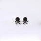 Personalized pirate skull earrings ear plugs Titanium Stainless Steel Rock Hiphop style ear men/women pierced Stud Earrings