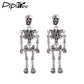 Hot Fashion Skeleton Skull Stud Earrings Biker Jewelry Wholesale Antique Vintage Punk Earrings for Women Gift