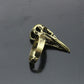Punk Animal Ring Gothic Bird Skull Ring Steampunk Vintage Gold Jewelry Crow Head Skeleton Rings For Women Men Gift