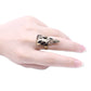 Punk Animal Ring Gothic Bird Skull Ring Steampunk Vintage Gold Jewelry Crow Head Skeleton Rings For Women Men Gift