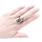 Punk Animal Ring Gothic Bird Skull Ring Steampunk Vintage Gold Jewelry Crow Head Skeleton Rings For Women Men Gift