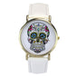 Punk Skull Pattern Watches Women Fashion Brand Leather Watch Sport Men Analog Wristwatch Luxury Relogio Feminino