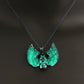Punk Style Skull Pendant Necklace Luminous Jewelry Wings Necklace Glowing In The Dark For Women Gift Fashion 3 Colors