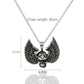 Punk Style Skull Pendant Necklace Luminous Jewelry Wings Necklace Glowing In The Dark For Women Gift Fashion 3 Colors