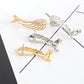 Hot New Fashion Punk Rhinestone Clip Earrings For Women Wing Gold CZ Crystal Earring Ear Cuff Jewelry