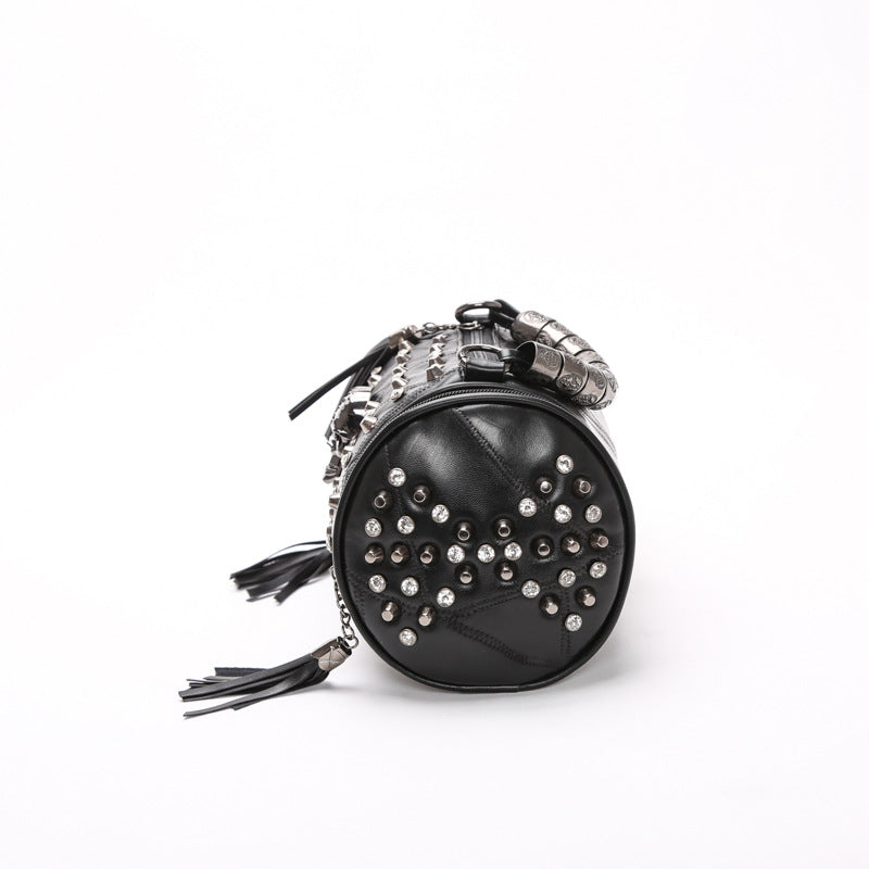 Skull Bucket Bag Women Luxury Diamonds Messenger Bag Brand Designer Tote Handbag Travel Shoulder Bag