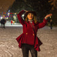 Gothic Coat Women Autumn Short Empire Jackets Fashion Outerwear Slim Chic Dark Red Preppy Office Sexy Romantic Goth Coat