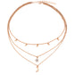 New Boho Jewelry Multi Layer Beads Choker Necklaces for Women Sexy Moon Fashion Pendant Vintage Collier choker Necklace