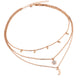 New Boho Jewelry Multi Layer Beads Choker Necklaces for Women Sexy Moon Fashion Pendant Vintage Collier choker Necklace