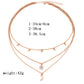 New Boho Jewelry Multi Layer Beads Choker Necklaces for Women Sexy Moon Fashion Pendant Vintage Collier choker Necklace