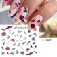 3D Halloween Nail Art Stickers Sugar Skull Sliders For Nails