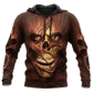Skull cosplay costume 3D All Over Printed Mens hoodies & Sweatshirt Autumn Unisex zipper Hoodie Casual Sportswear