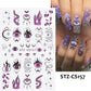3D Halloween Nail Art Stickers Sugar Skull Sliders For Nails