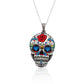 New Fashion Vintage Skeleton Pendant Necklace Women Skull Head chain Necklace Party Halloween Gifts Accessories