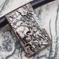 Retro Skull Head With Drill Lighter Flint Wheel Inflatable Butane Torch Lighter Smoking Accessories