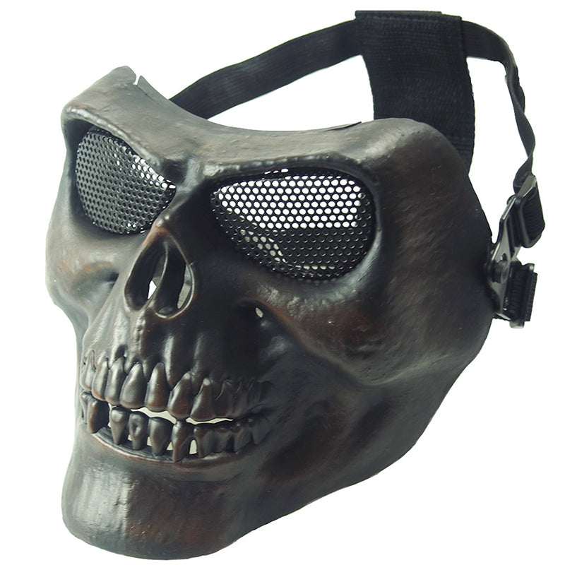 Latex Skull Mask Adult Full Head Face Breathable Halloween Mask