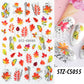 3D Halloween Nail Art Stickers Sugar Skull Sliders For Nails