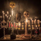 Halloween Skull Skeleton Lamp Horror 3D Statue New Table Light Creative Party Ornament Prop Home Bedroom Decoration Scary Prop