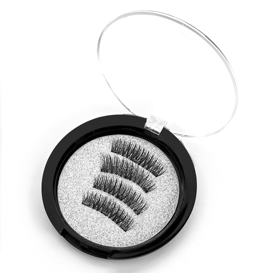 Shozy Magnetic eyelashes with 3 magnets handmade 3D/6D magnetic lashes natural false eyelashes magnet lashes with gift box-24P-3